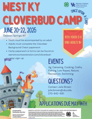 clover bud camp flyer